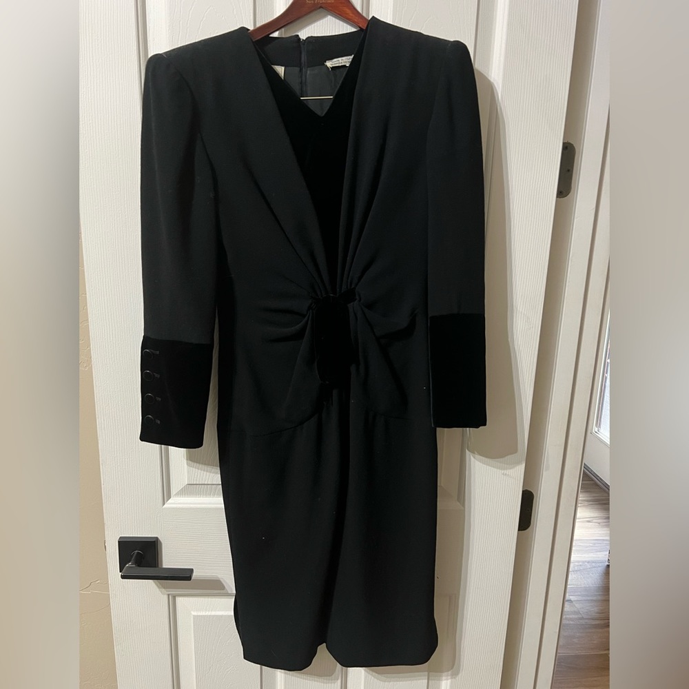 Valentino black dress